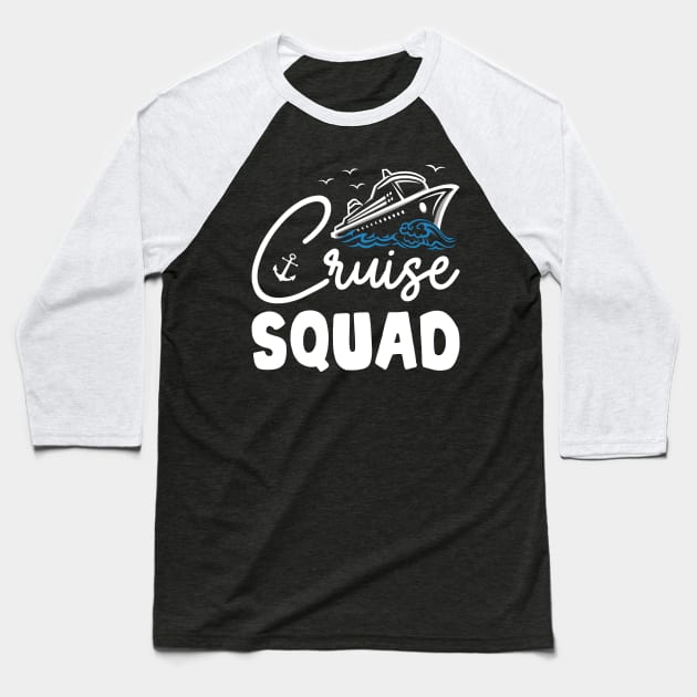 Cruise Squad 2023 Birthday Cruise Shirt Cruise Boat Party Baseball T-Shirt by Sowrav